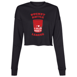 Bucket Battle League Ladies' Cropped Fleece Crew