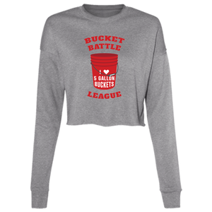 Bucket Battle League Ladies' Cropped Fleece Crew