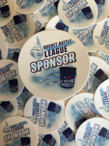 Official Bucket Battle League Sponsor Sticker