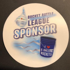 Official Bucket Battle League Sponsor Sticker